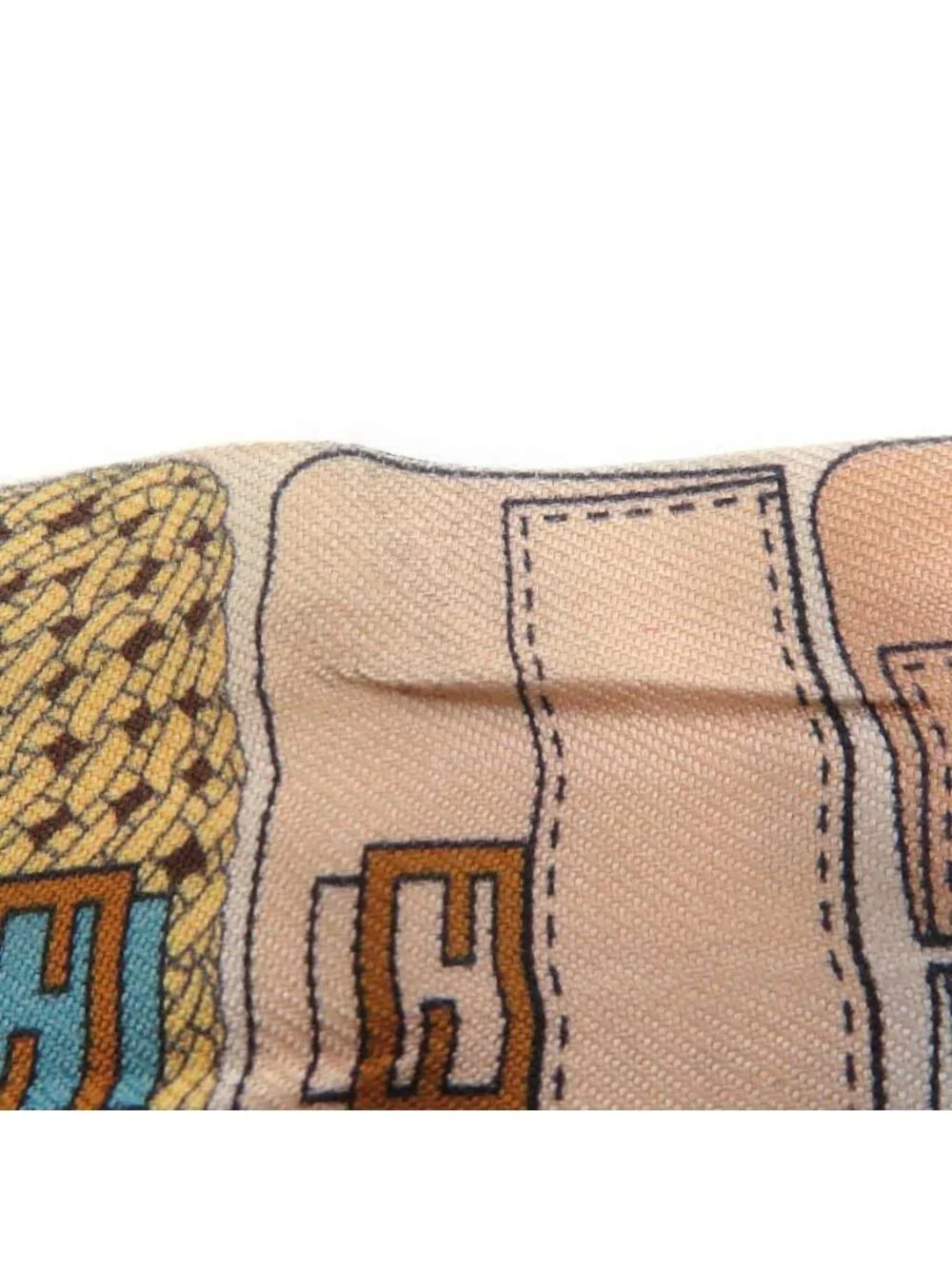 Fendi Ribbon Scarf Multicolor